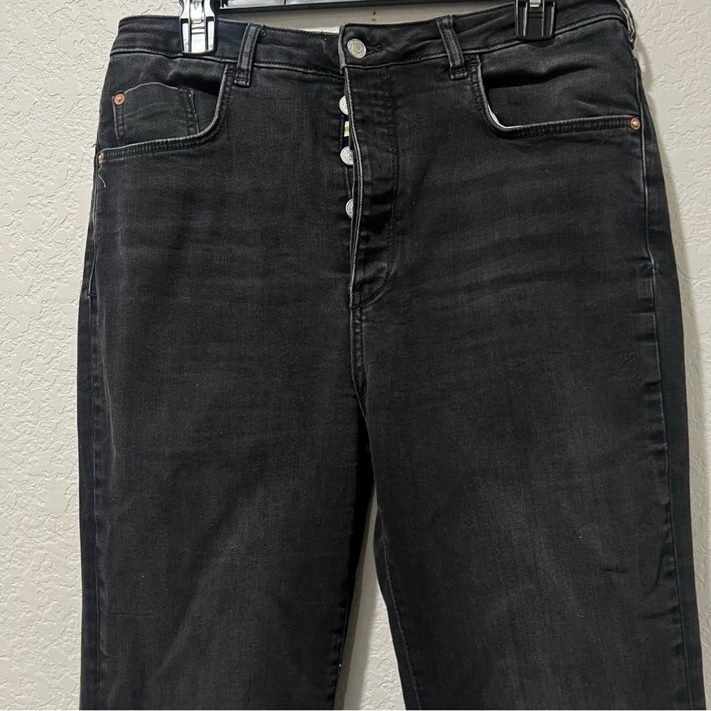 Anthropologie Pilcro Icon Black Flare Jeans size 32 - Picture 5 of 12